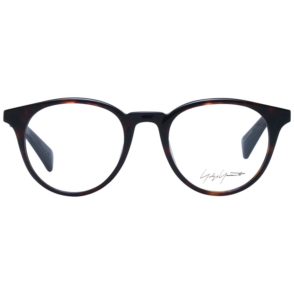 Brown Unisex Glasses Frame Yohji Yamamoto