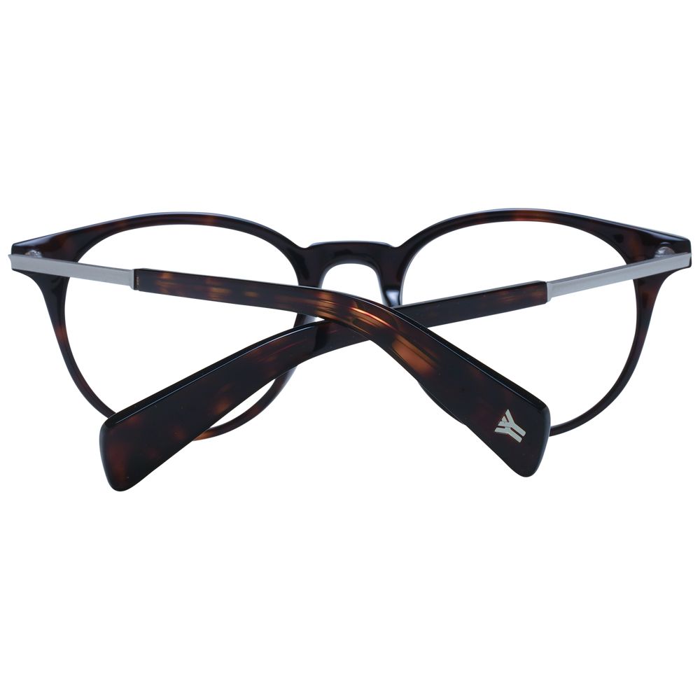 Brown Unisex Glasses Frame Yohji Yamamoto