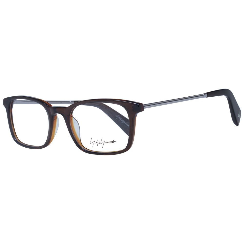 Brown Unisex Glasses Frame Yohji Yamamoto