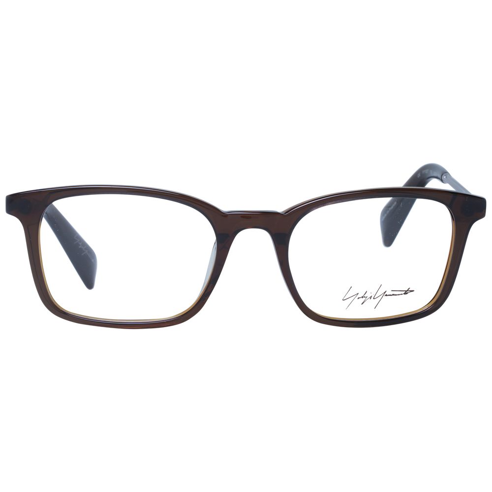 Brown Unisex Glasses Frame Yohji Yamamoto