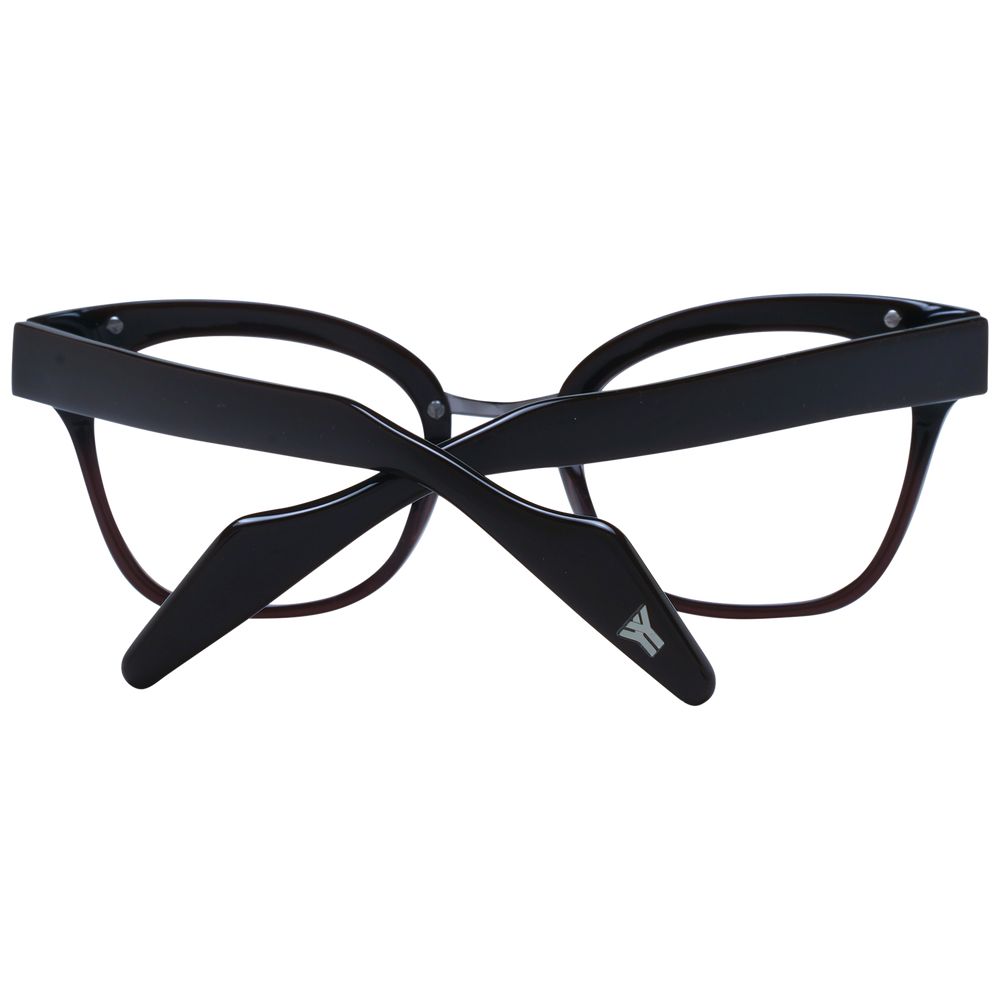 Brown Unisex Glasses Frame Yohji Yamamoto