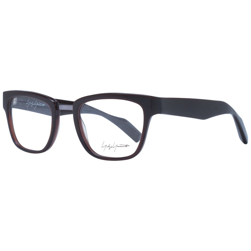 Brown Unisex Glasses Frame Yohji Yamamoto
