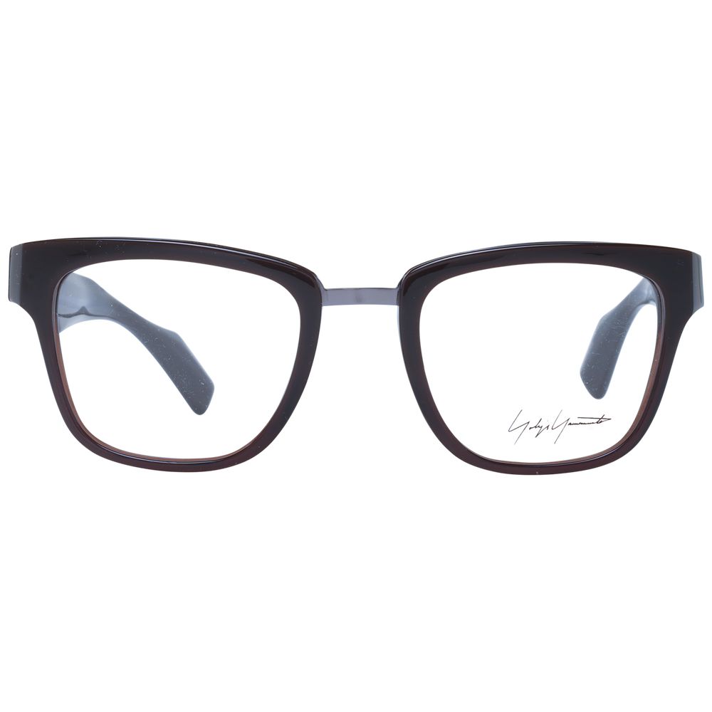 Brown Unisex Glasses Frame Yohji Yamamoto
