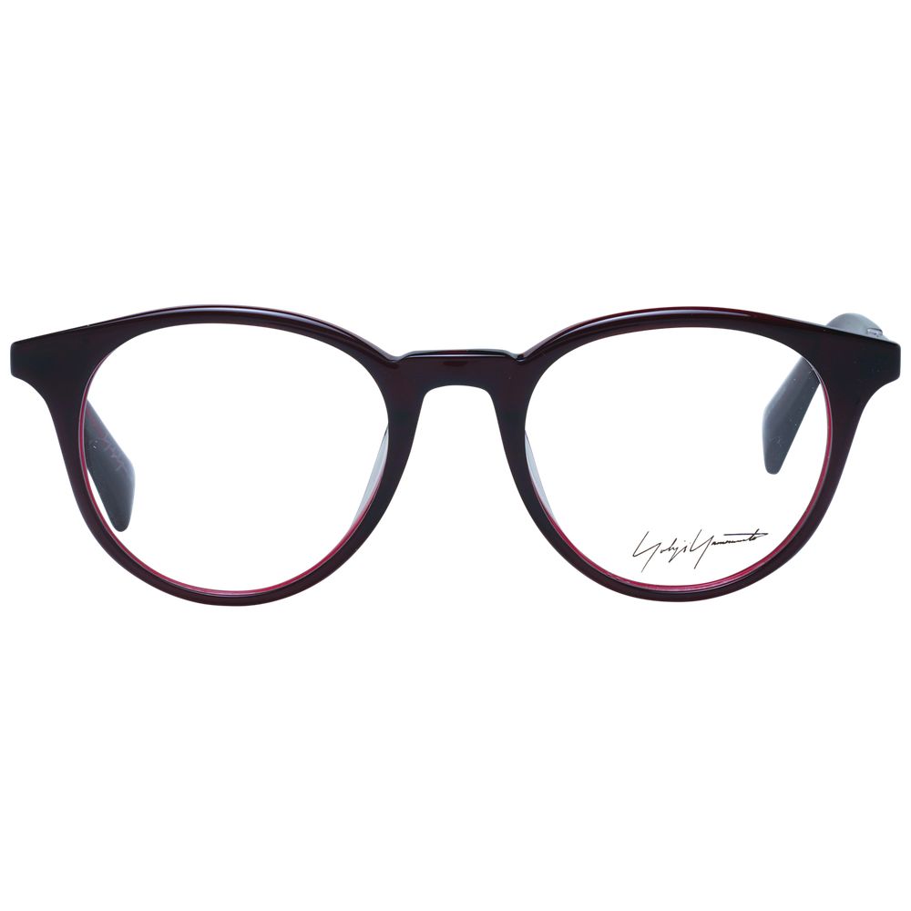 Red Unisex Glasses Frame Yohji Yamamoto
