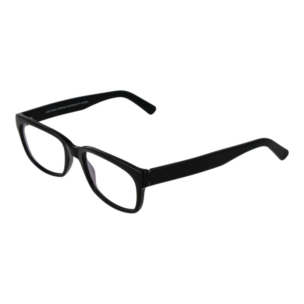 Black Unisex Glasses Frame Andy Wolf