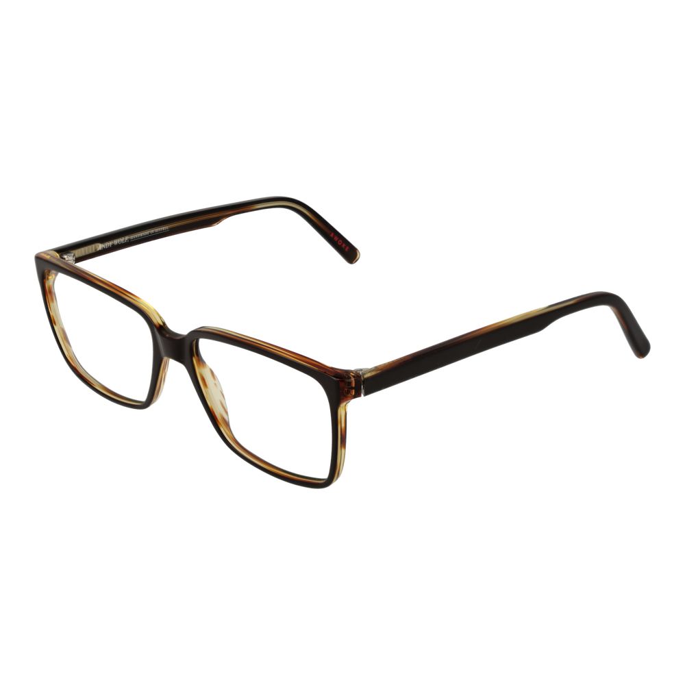 Brown Unisex Glasses Frame Andy Wolf