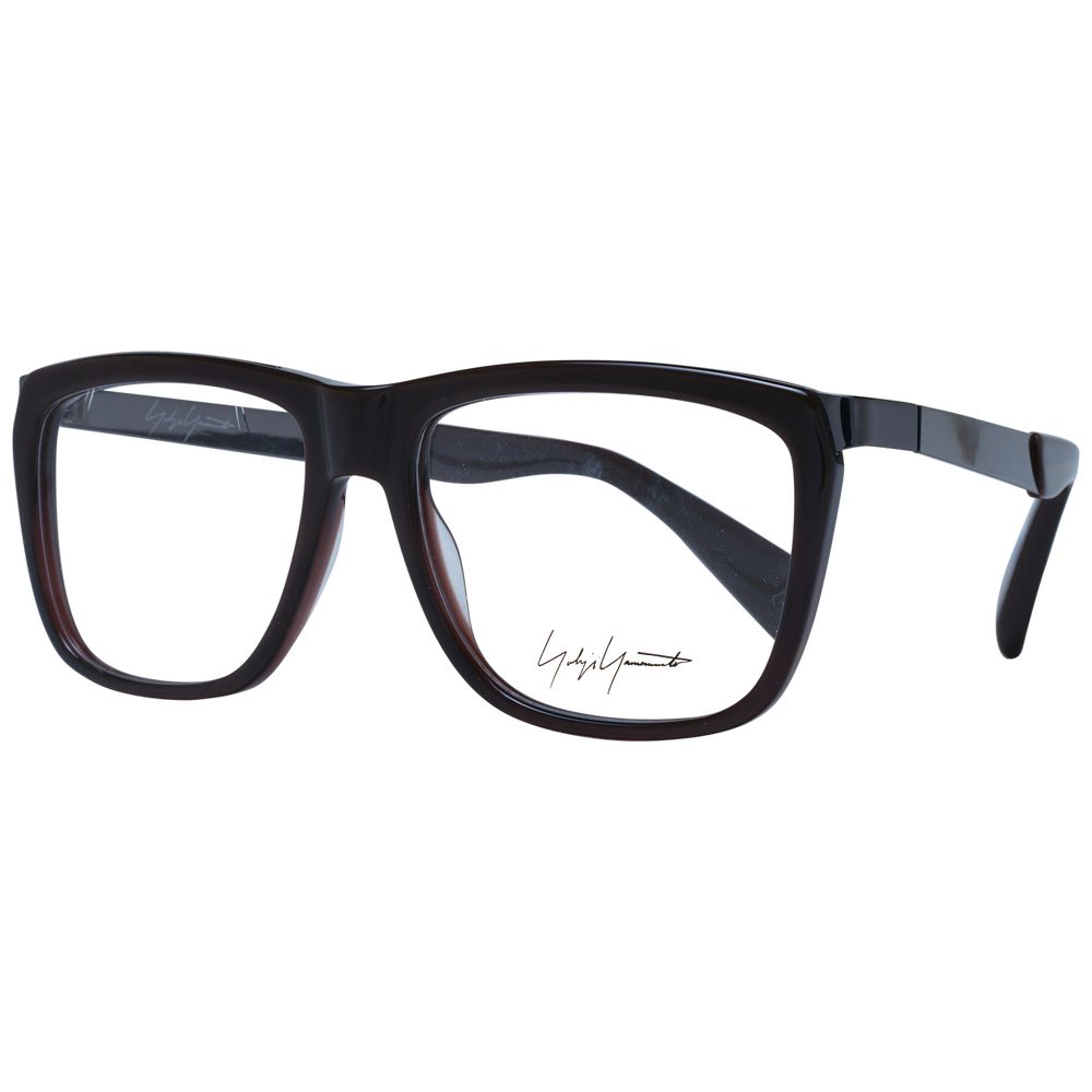 Brown Unisex Glasses Frame Yohji Yamamoto