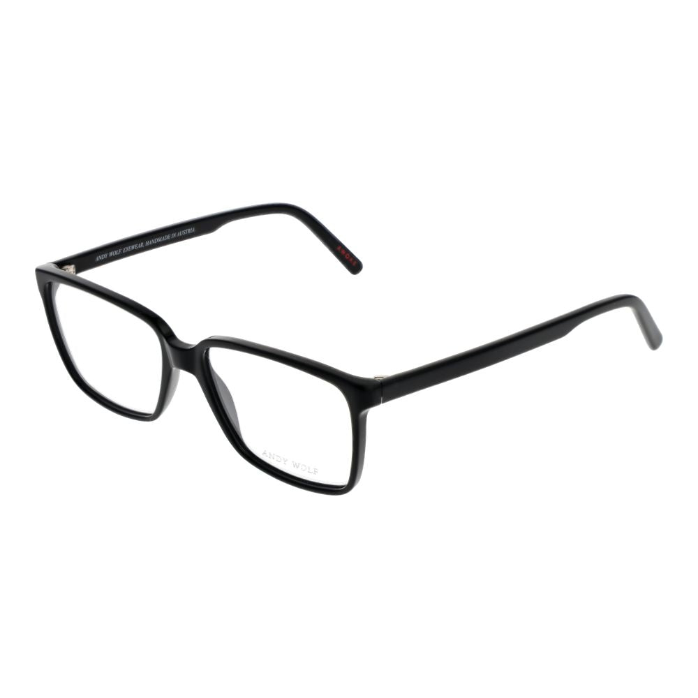 Black Unisex Glasses Frame Andy Wolf