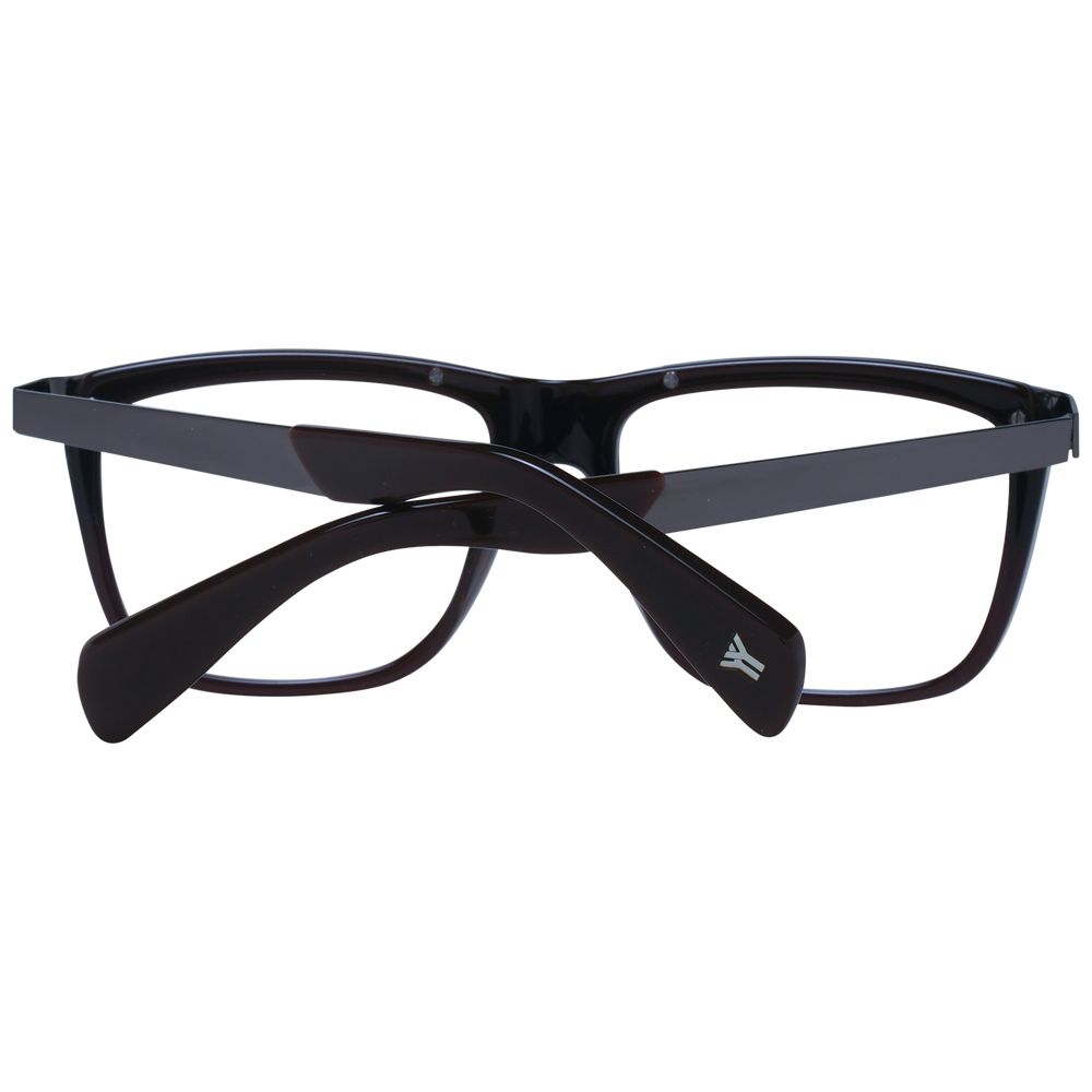 Brown Unisex Glasses Frame Yohji Yamamoto
