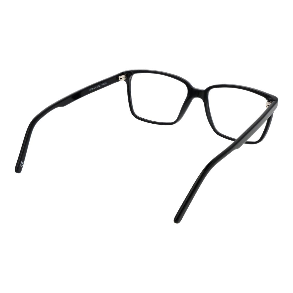 Black Unisex Glasses Frame Andy Wolf
