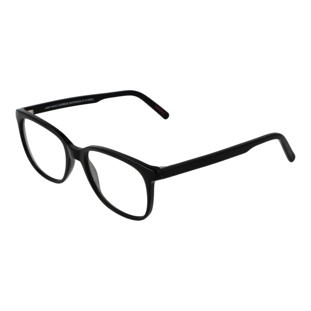 Black Unisex Glasses Frame Andy Wolf