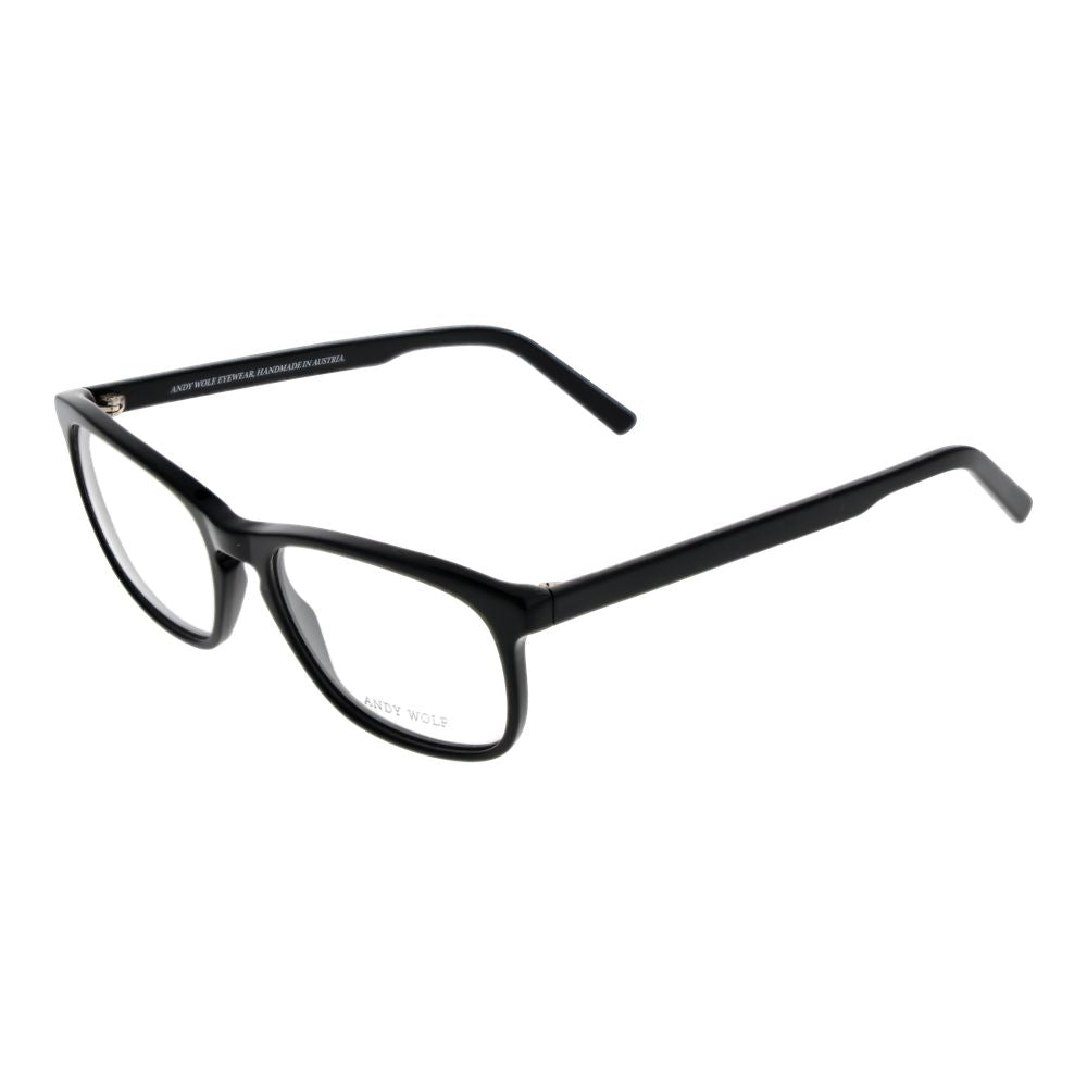 Black Unisex Glasses Frame Andy Wolf