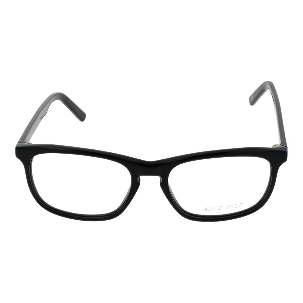 Black Unisex Glasses Frame Andy Wolf