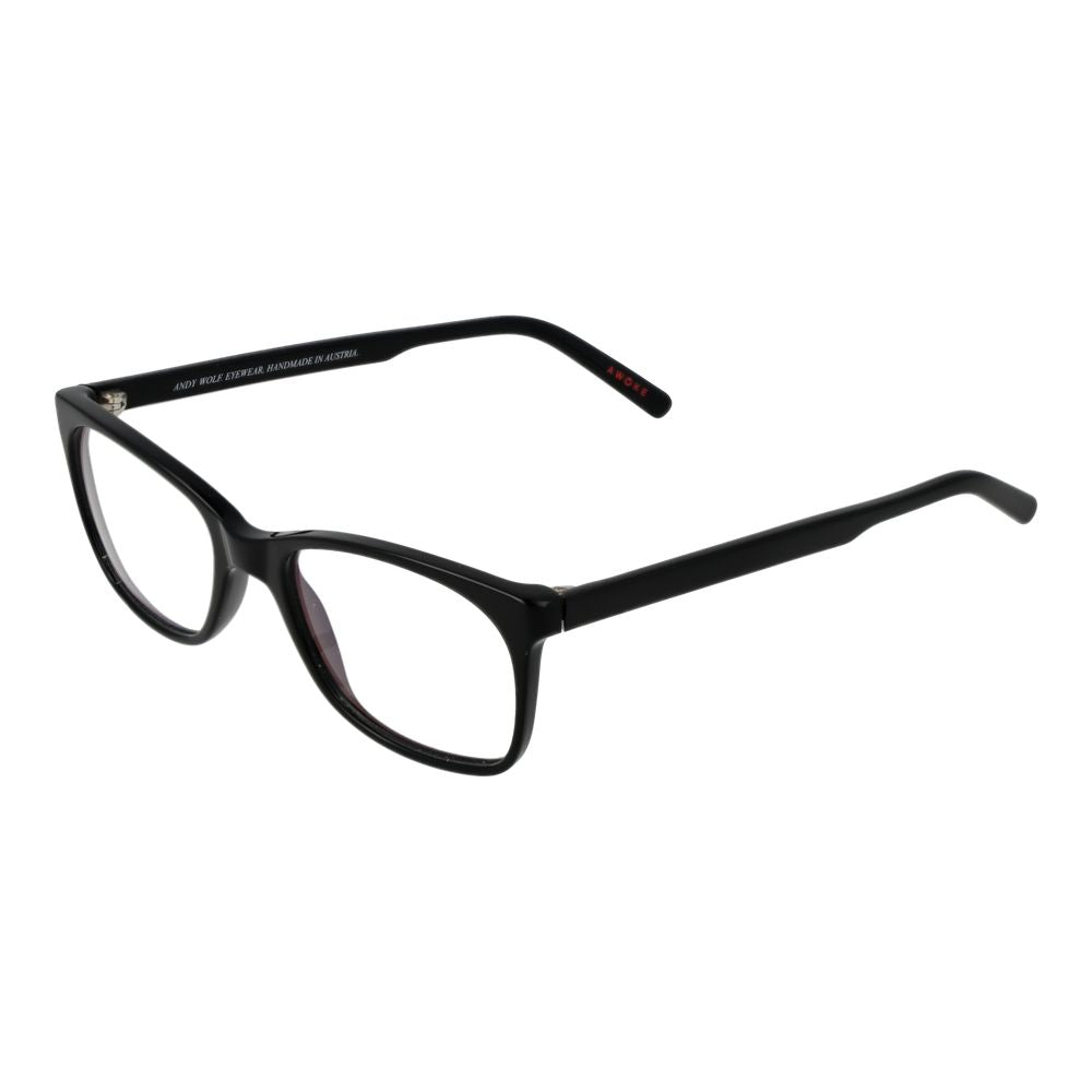 Black Unisex Glasses Frame Andy Wolf