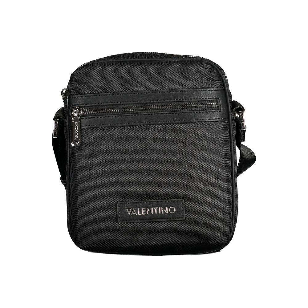 Black Polyester Shoulder Bag Mario Valentino