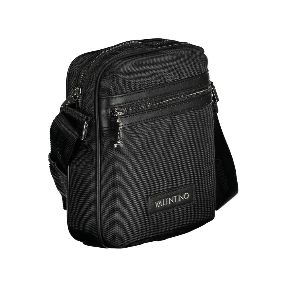 Black Polyester Shoulder Bag Mario Valentino