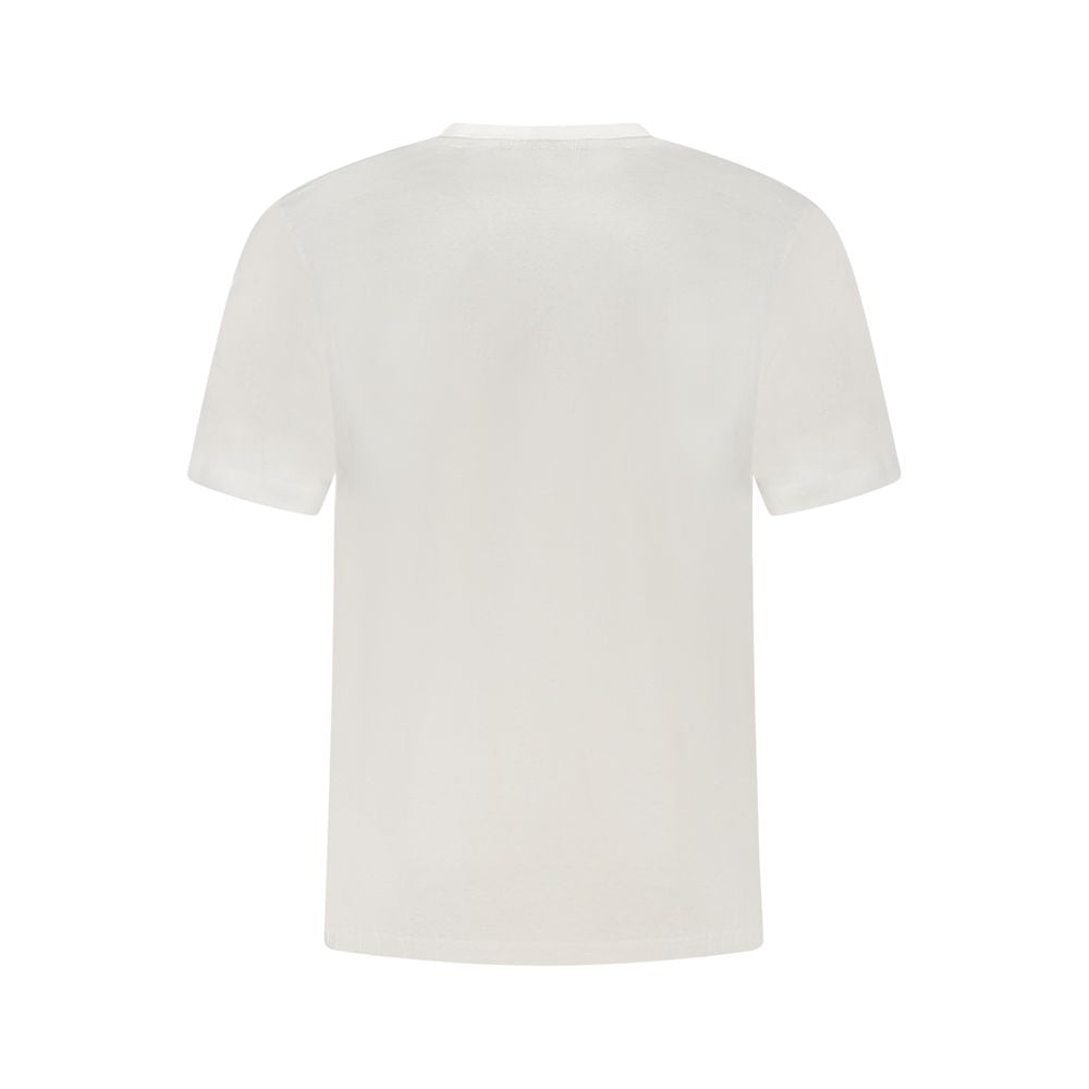 White Cotton Men T-Shirt Calvin Klein