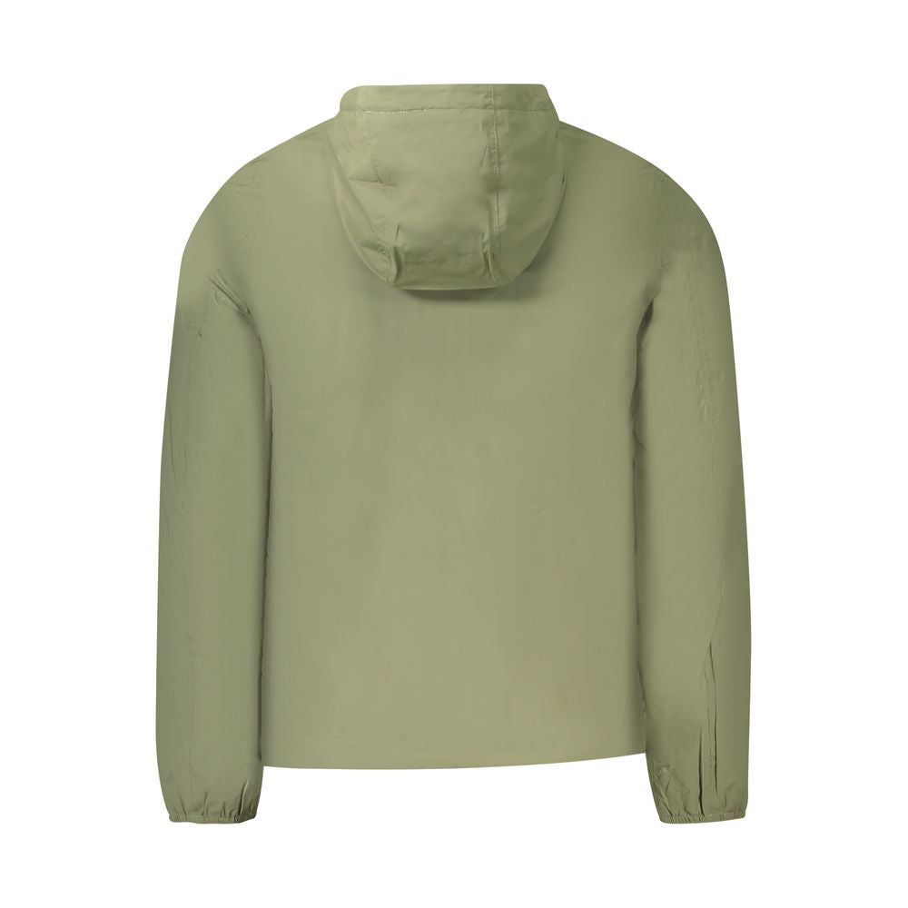 Green Nylon Men Jacket K-WAY