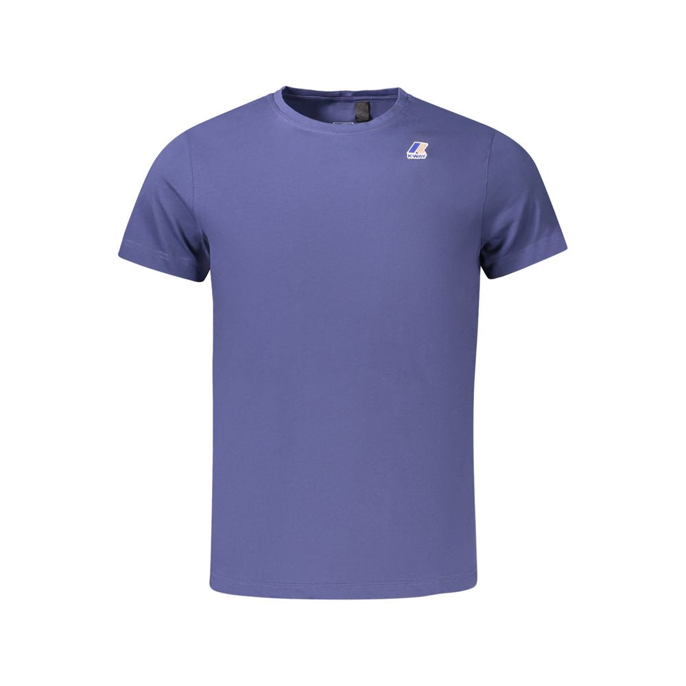 Blue Cotton Men T-Shirt K-WAY
