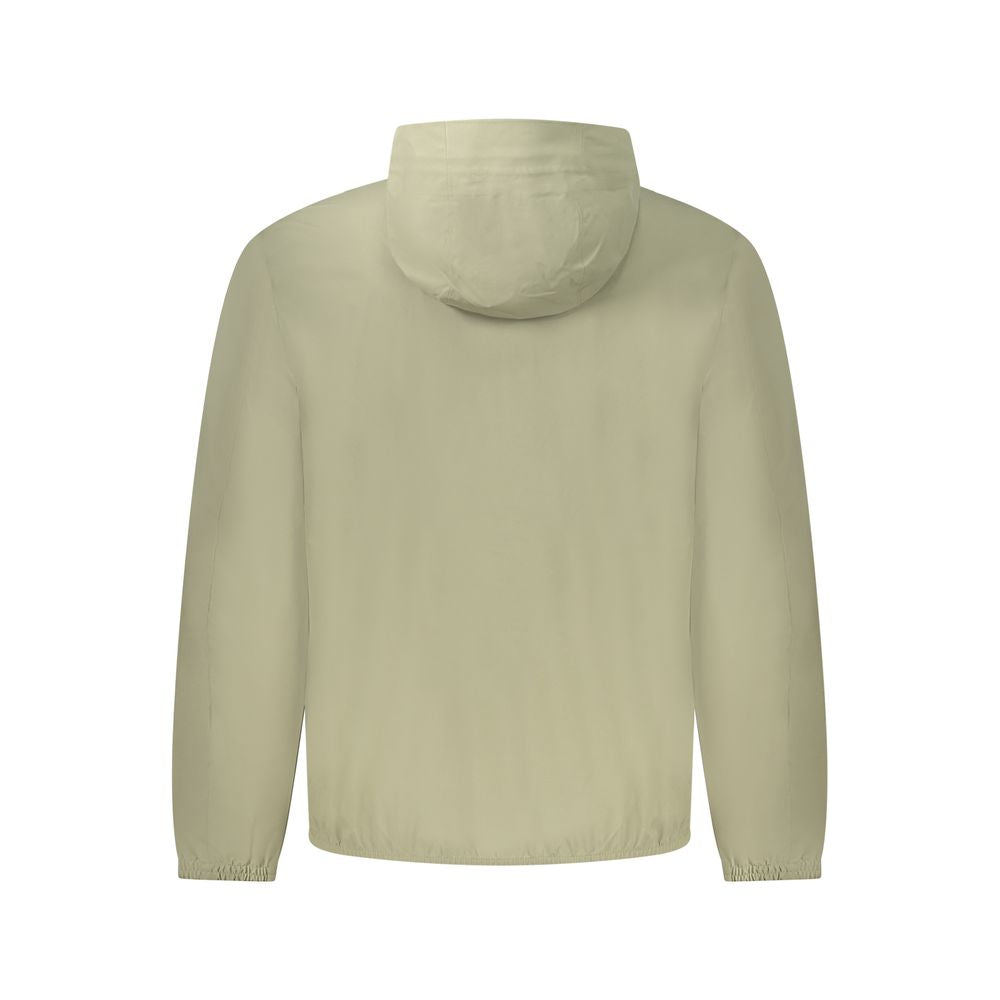 Green Polyester Men Jacket K-WAY
