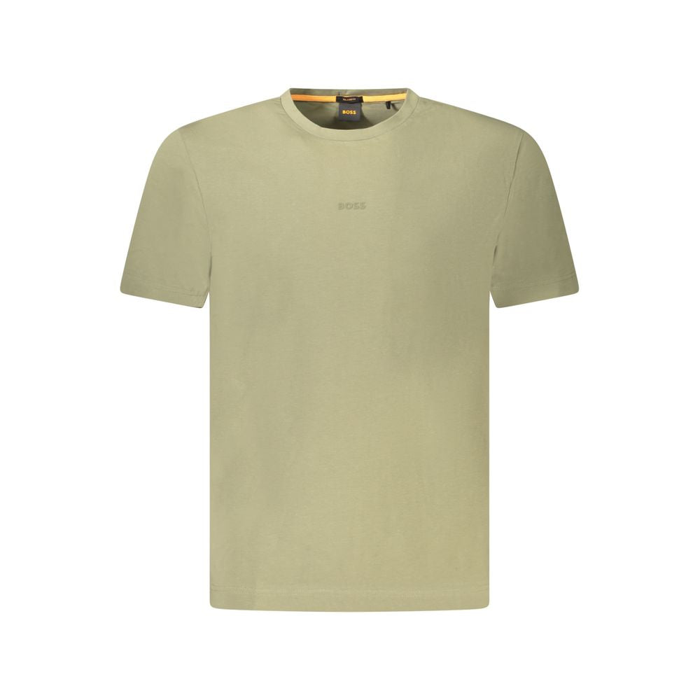 Green Cotton Men TShirt Hugo Boss