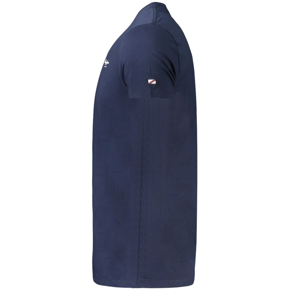 Blue Cotton Men T-Shirt Pepe Jeans