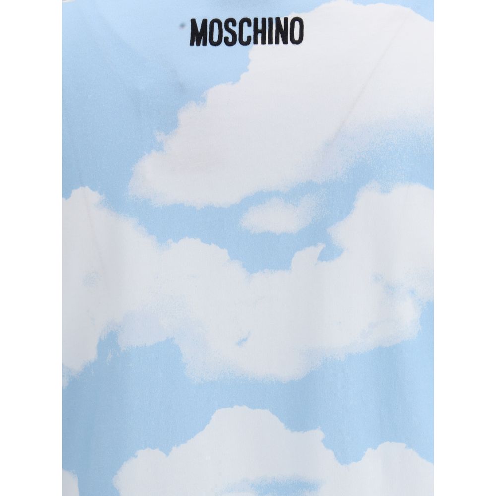 T-shirt with cloud print Moschino