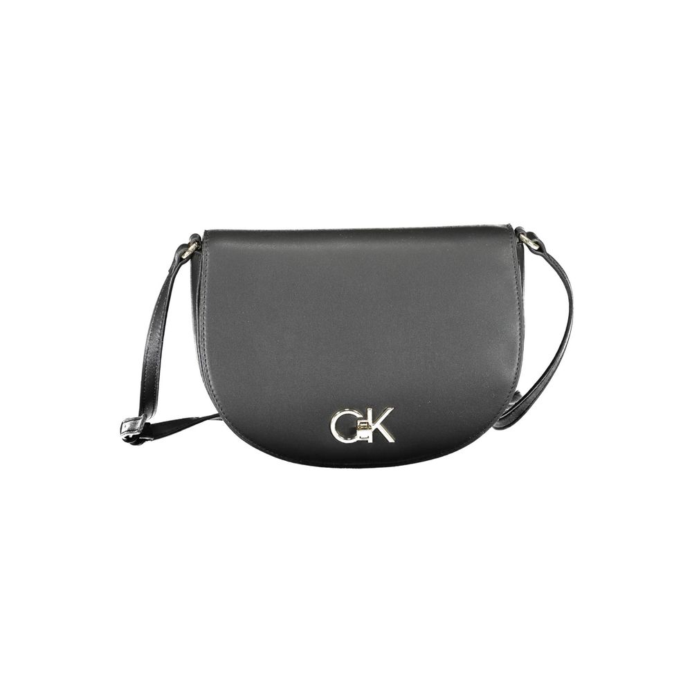 Black Polyester Handbag Calvin Klein