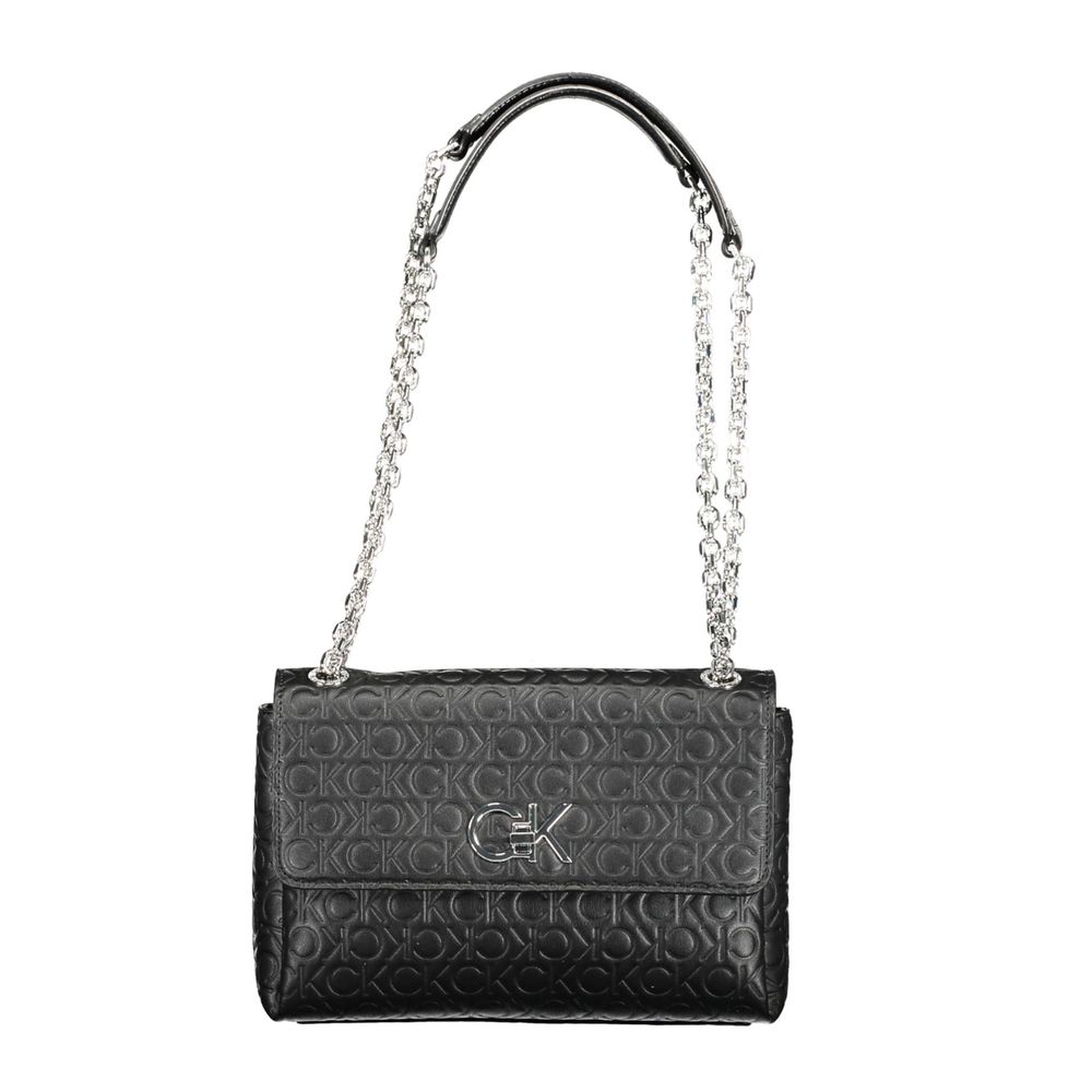 Black Polyester Handbag Calvin Klein