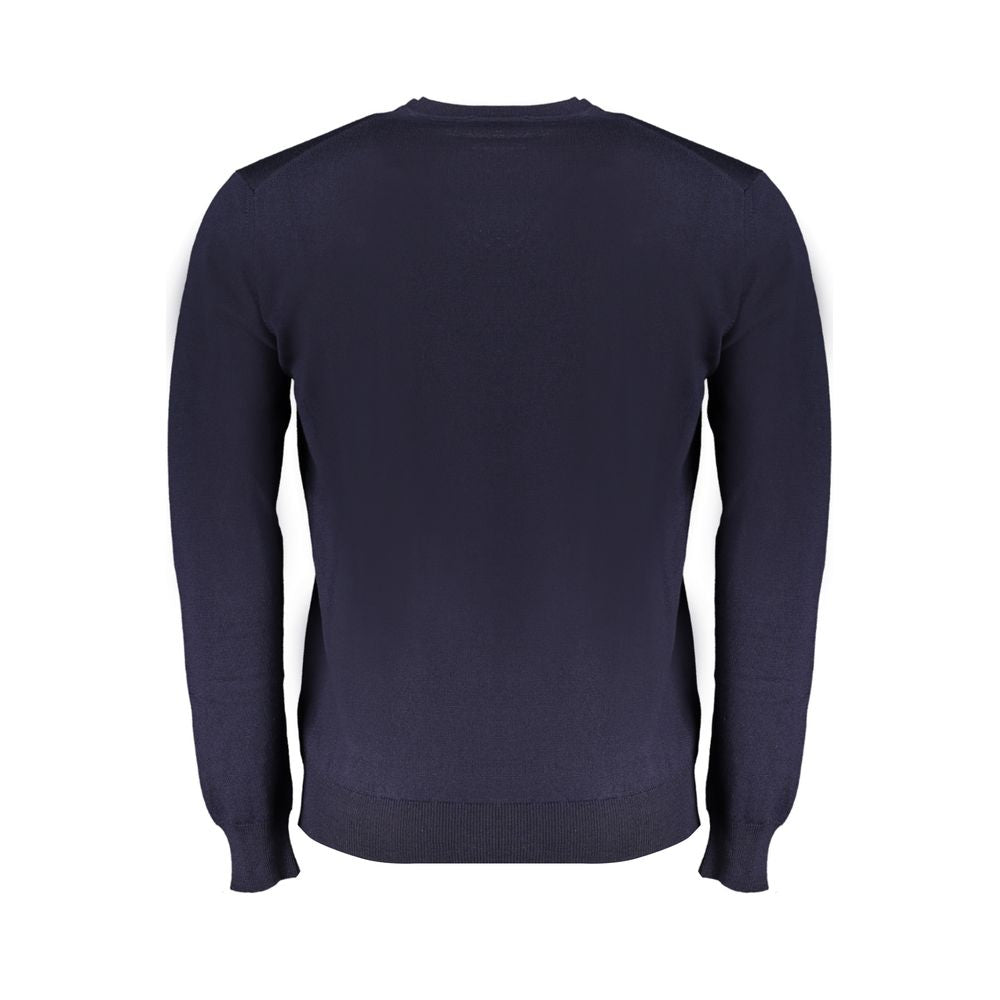 Blue Wool Sweater Harmont & Blaine