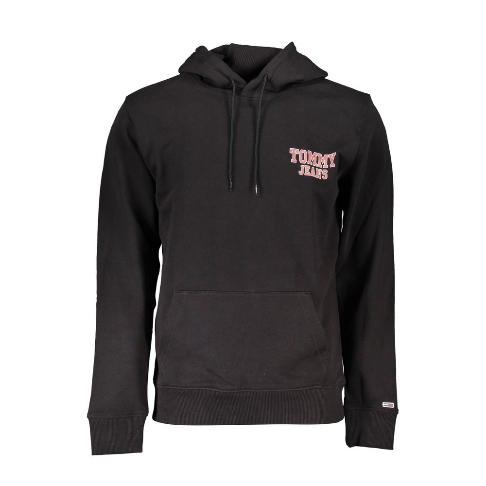Black Cotton Men Sweater Tommy Hilfiger