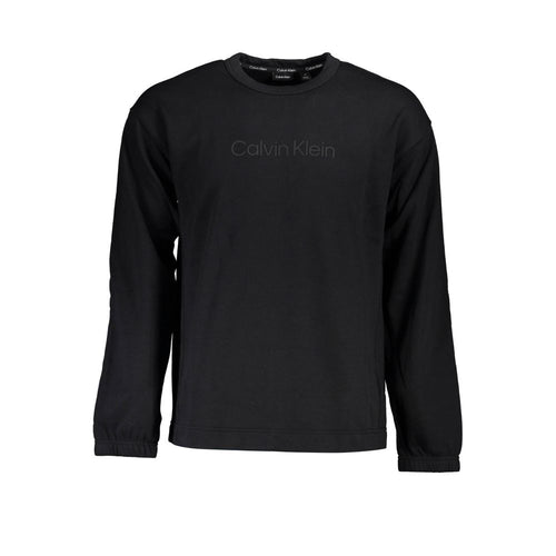 Black Cotton Men Sweater Calvin Klein