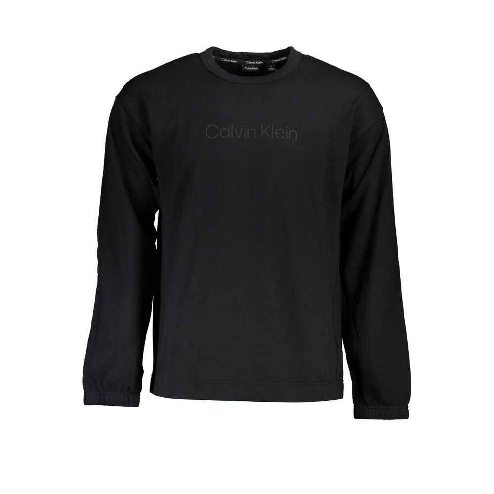 Black Cotton Men Sweater Calvin Klein