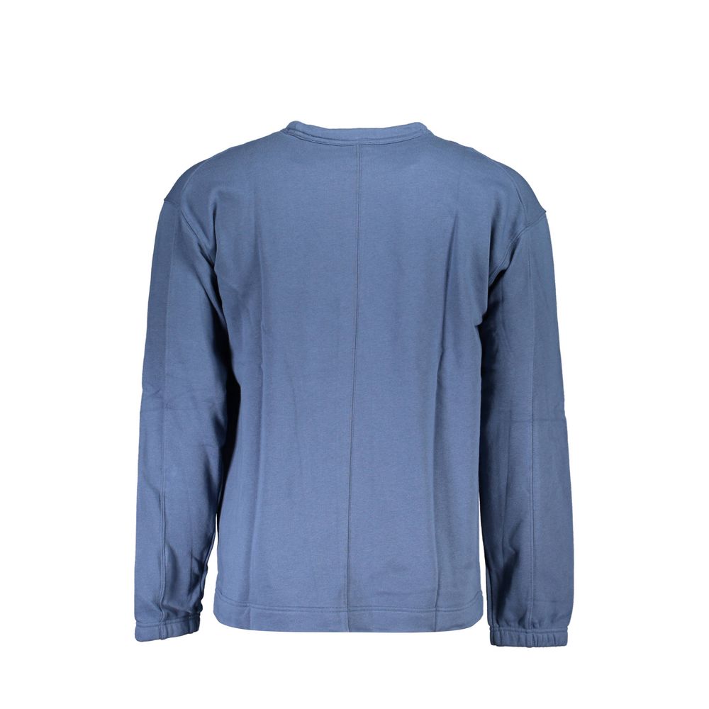 Blue Cotton Men Sweater Calvin Klein