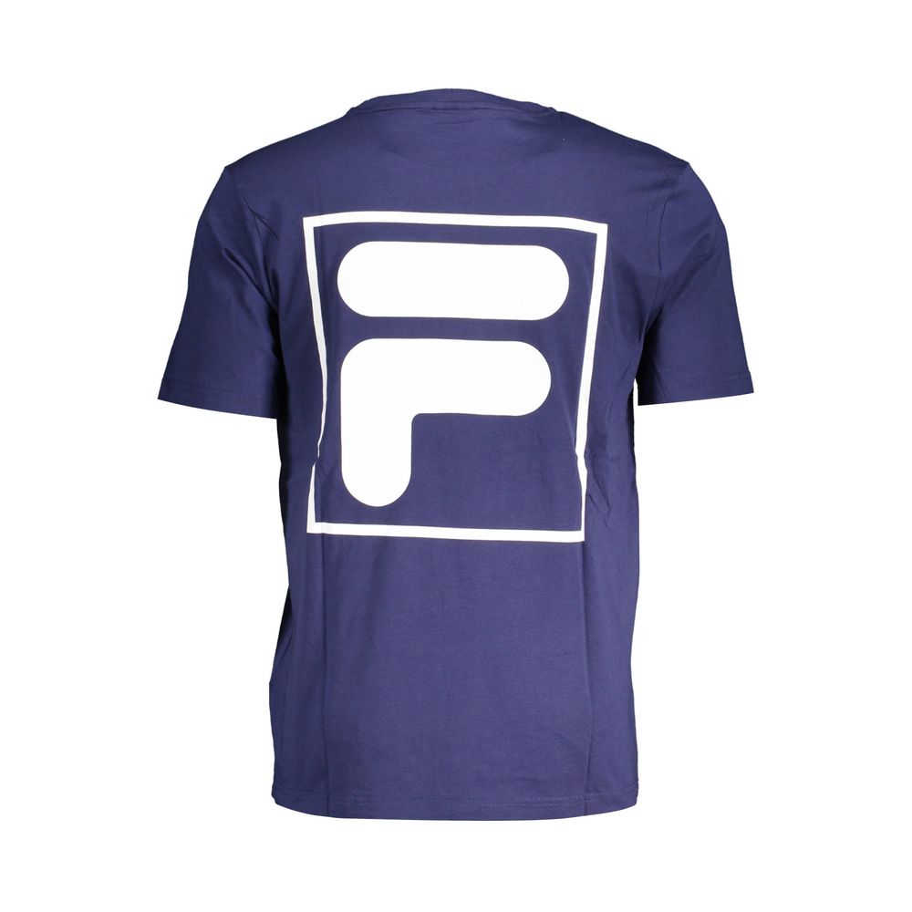 Blue Cotton T-Shirt Fila