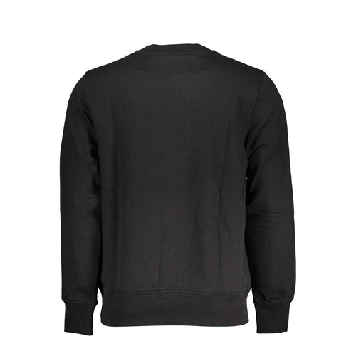 Black Cotton Men Sweater Calvin Klein