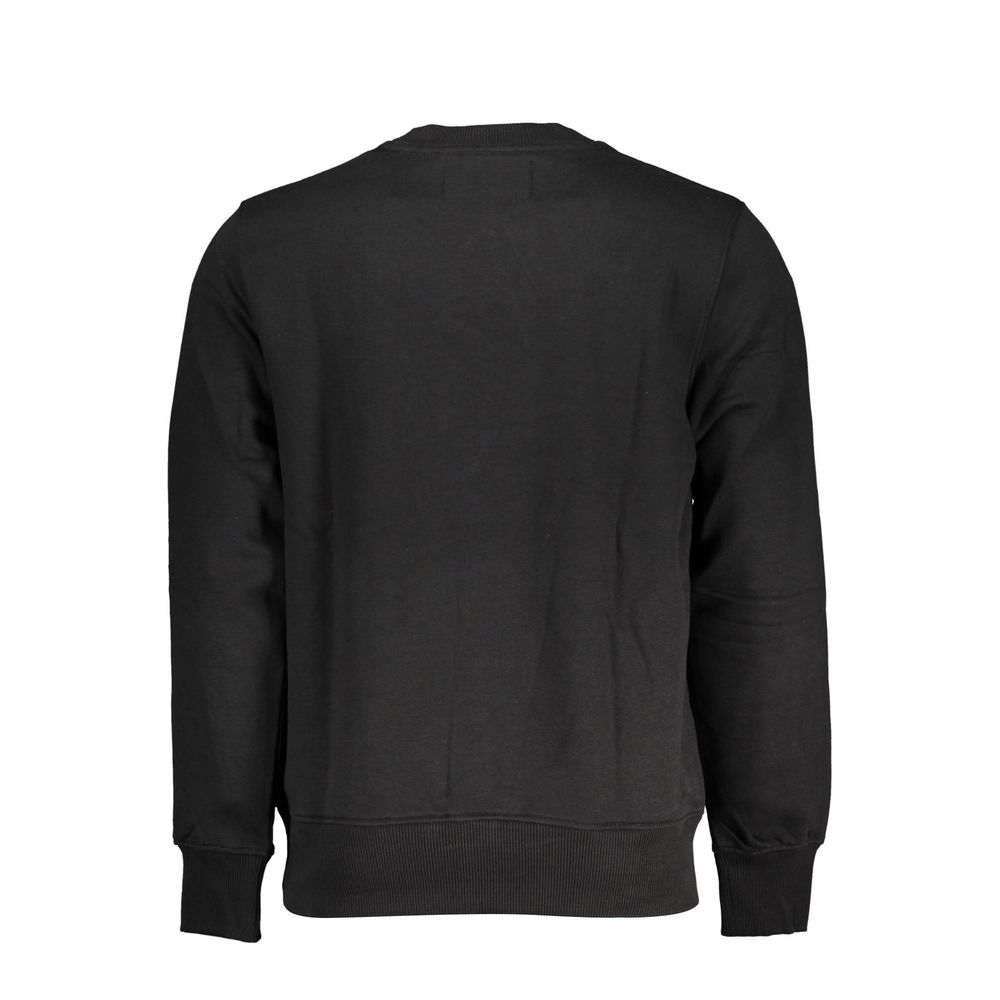 Black Cotton Men Sweater Calvin Klein