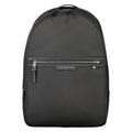 Black Polyester Backpack Tommy Hilfiger