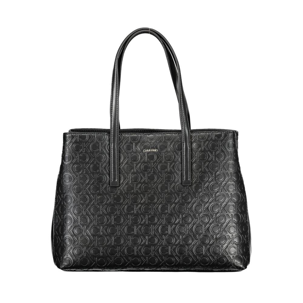 Black Polyester Handbag Calvin Klein