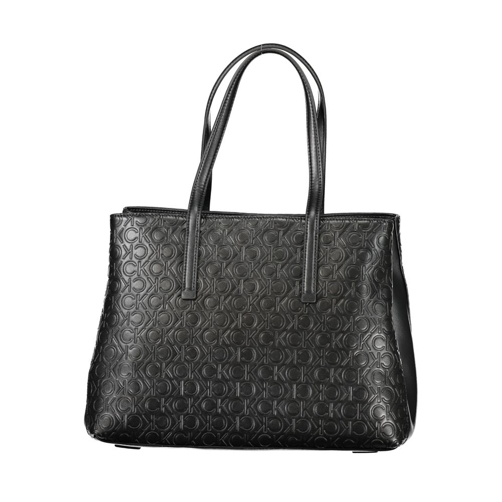 Black Polyester Handbag Calvin Klein
