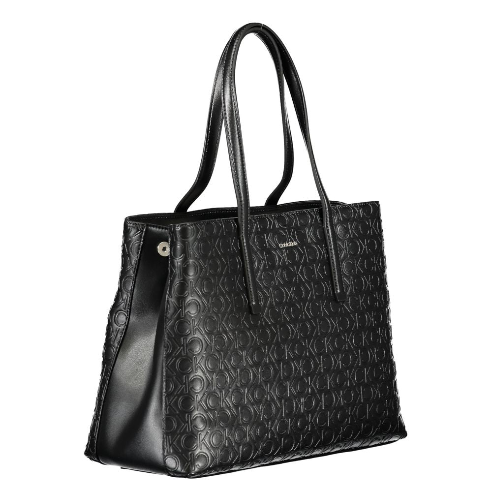 Black Polyester Handbag Calvin Klein