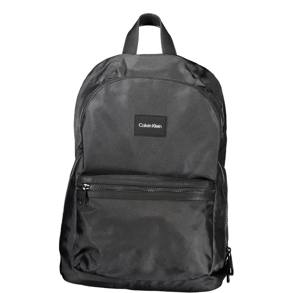 Black Polyester Backpack Calvin Klein