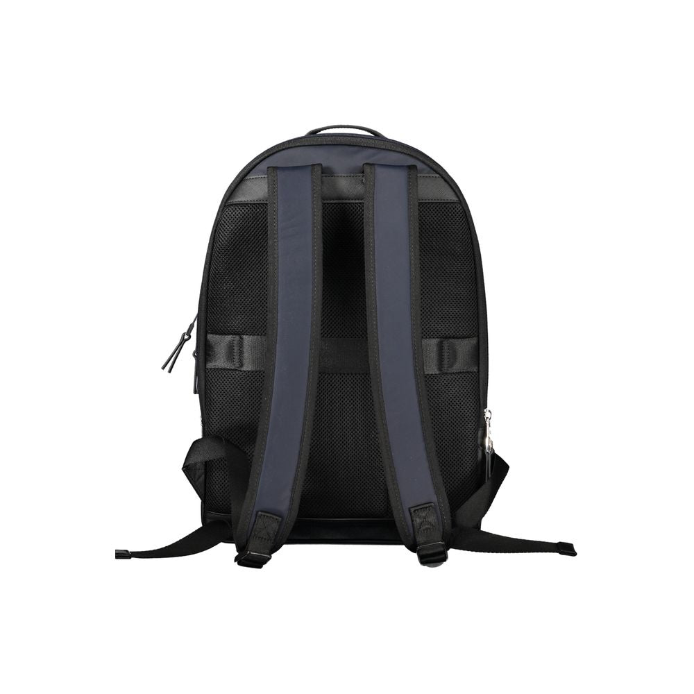 Blue Polyester Backpack Tommy Hilfiger