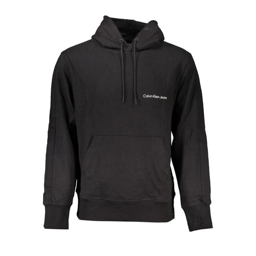 Black Cotton Men Sweater Calvin Klein