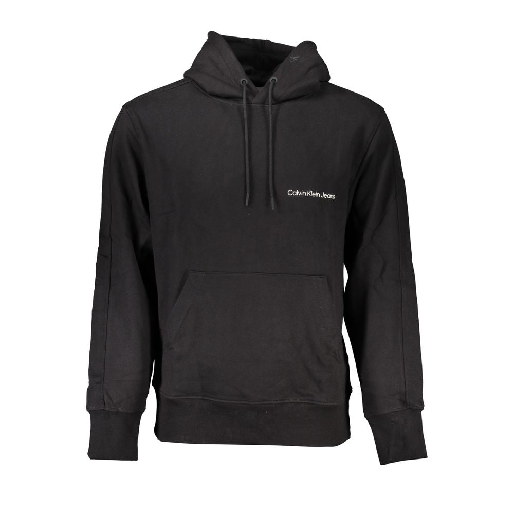 Black Cotton Men Sweater Calvin Klein