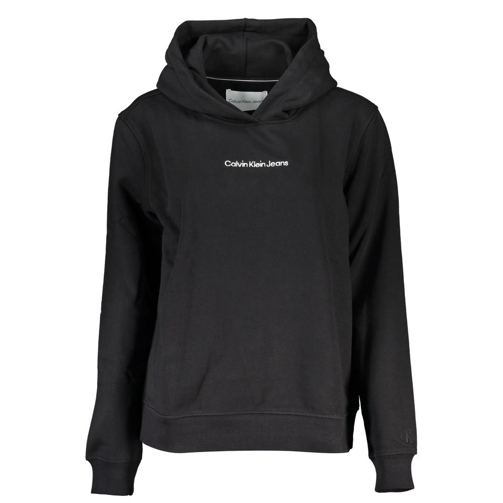 Black Cotton Sweatshirt Calvin Klein