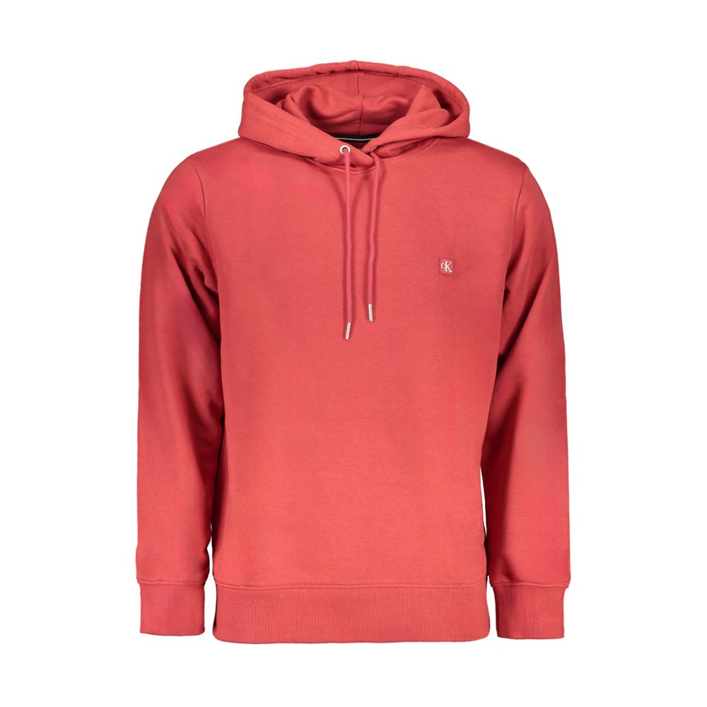 Red Cotton Sweatshirt Calvin Klein