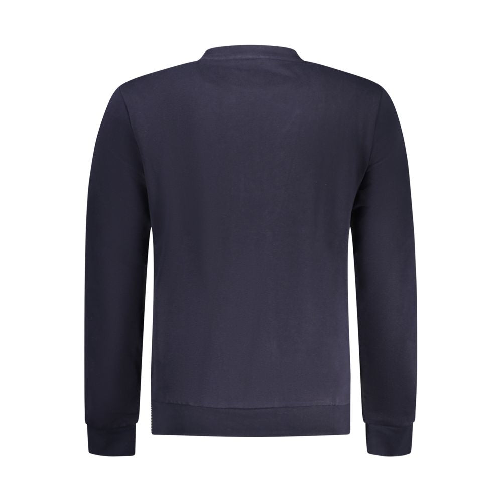 Blue Cotton Men Sweater Napapijri