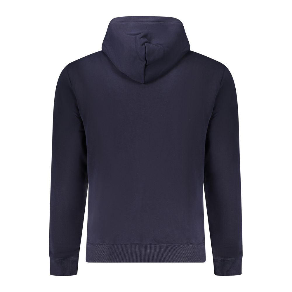 Blue Cotton Men Sweater Napapijri