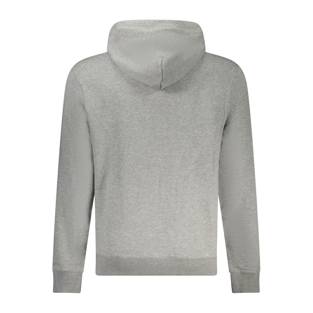 Gray Cotton Men Sweater Napapijri
